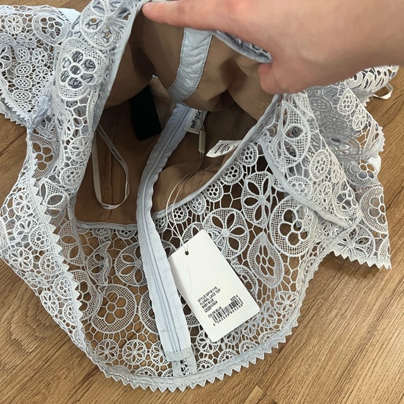 Self portrait floral lace draped top NWT - Picture 8 of 8